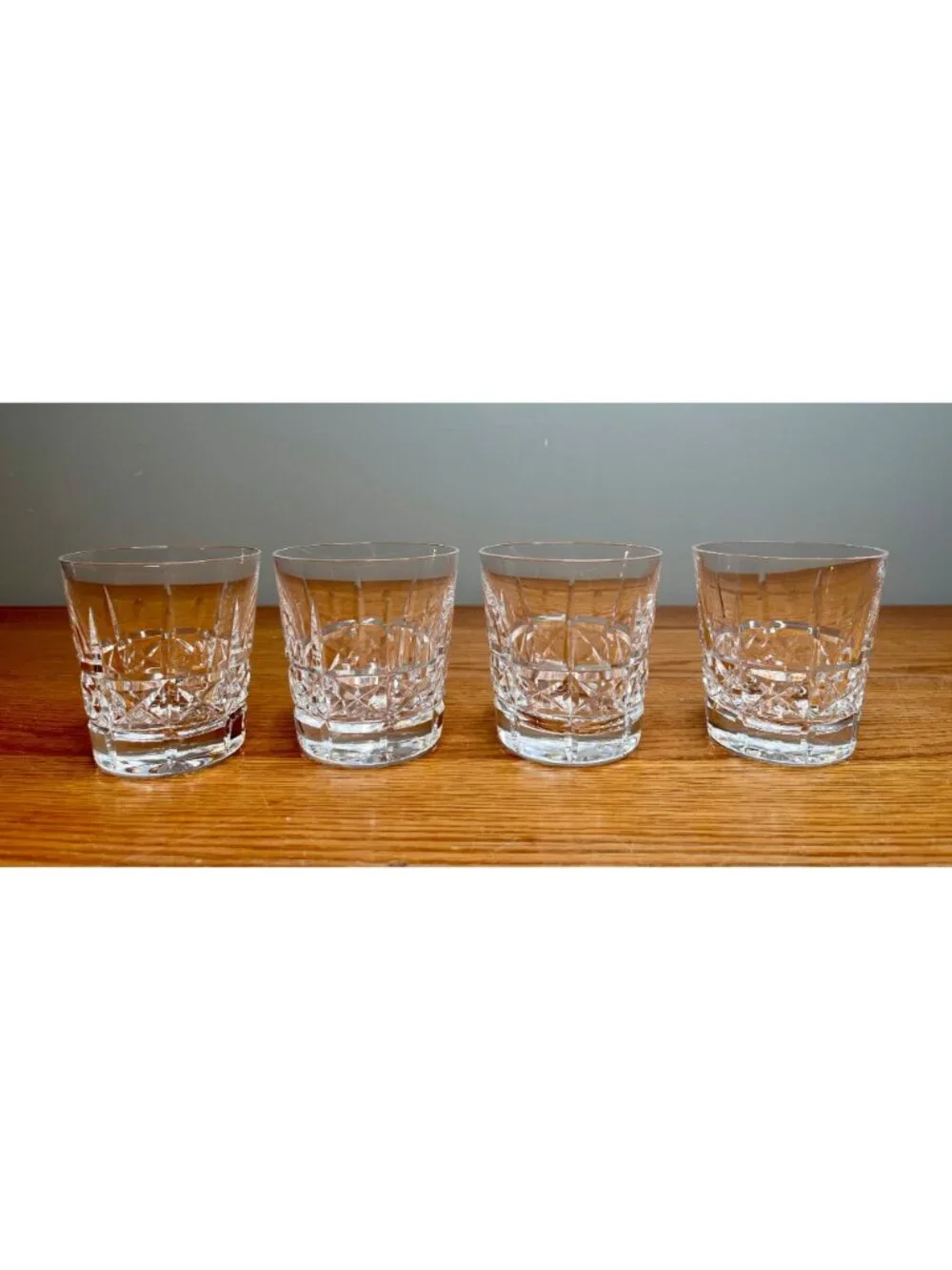 Vintage Waterford Crystal Kylemore Old Fashioned Glasses Set of 4